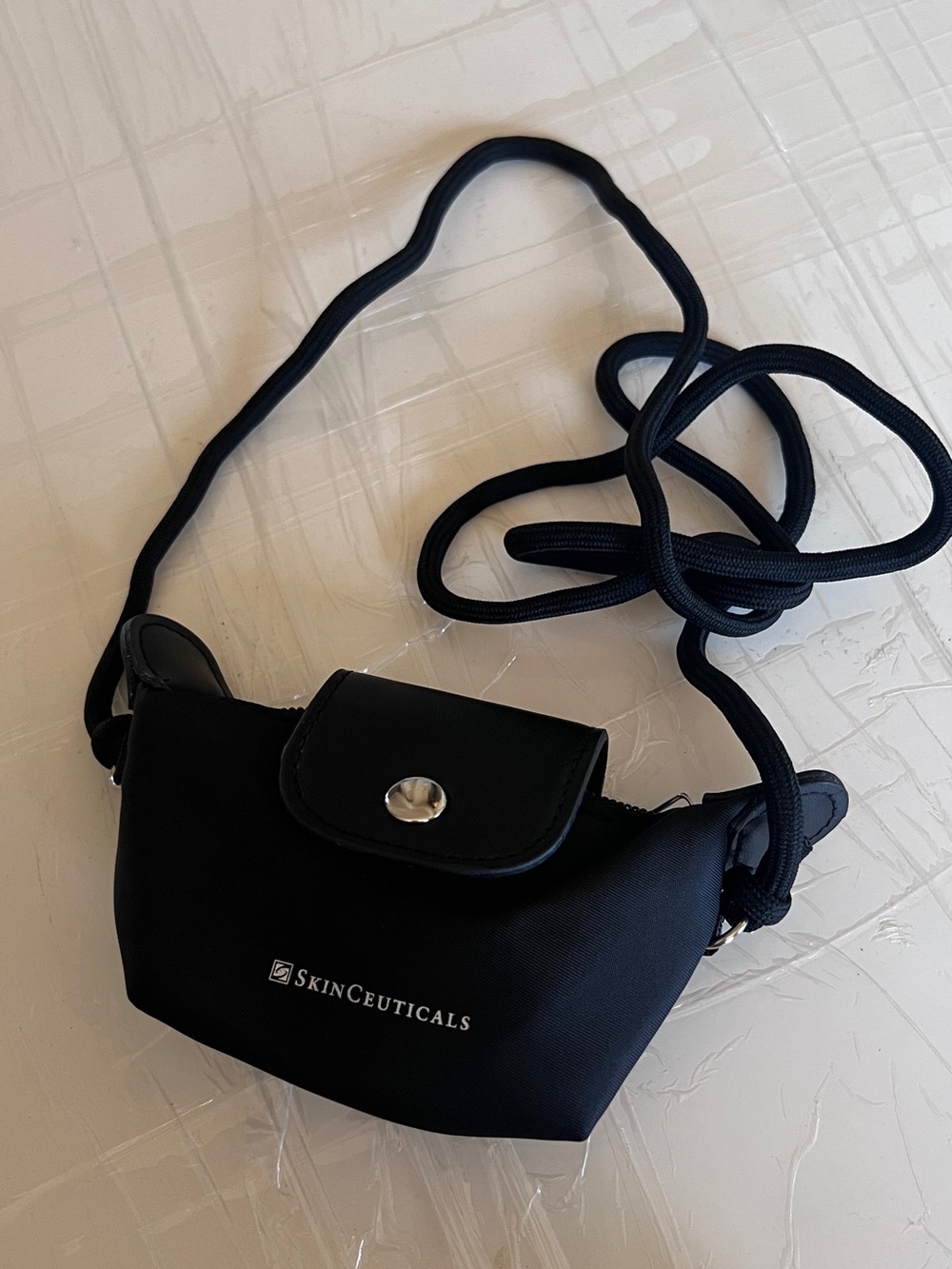 New! SkinCeuticals Black cosmetic Pouch with drawstring